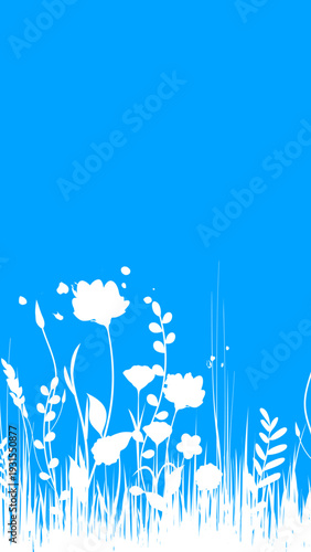 fiori, natura, primavera, campagna, campo di fiori,