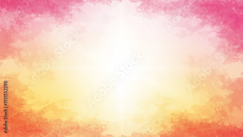 Warm Pastel Watercolor Abstract Background with Soft Gradient