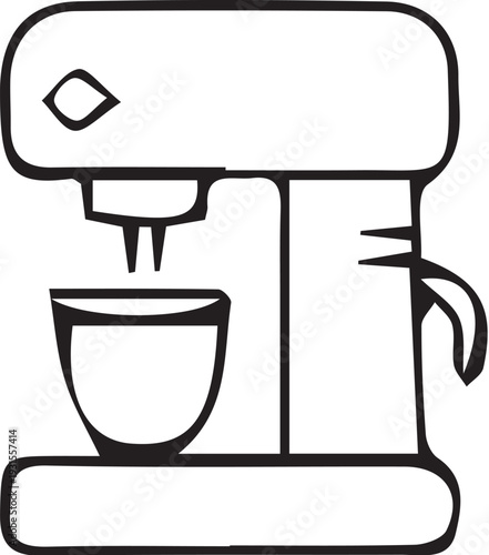 Vector coffee maker icon