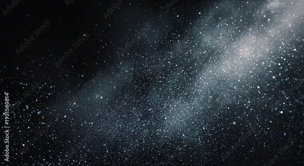 Fototapeta premium Star field sprinkled across dark cosmic night expanse