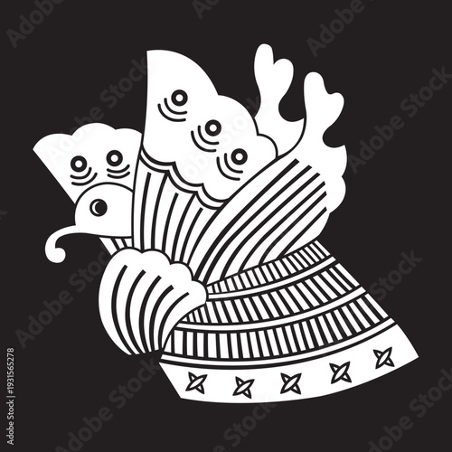 家紋　兜紋のベクターデータ