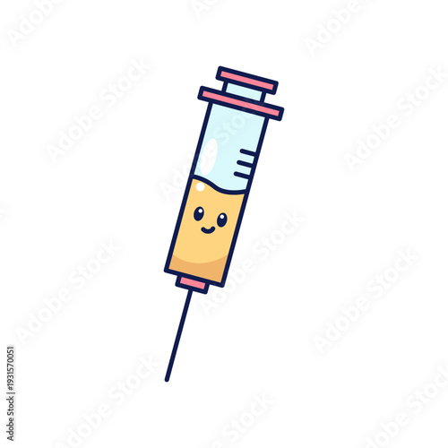 Kawaii Medical Syringe Injection Character