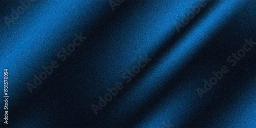 Empty dark blue abstract cement wall and studio room with smoke float up the interior texture for display products wall background