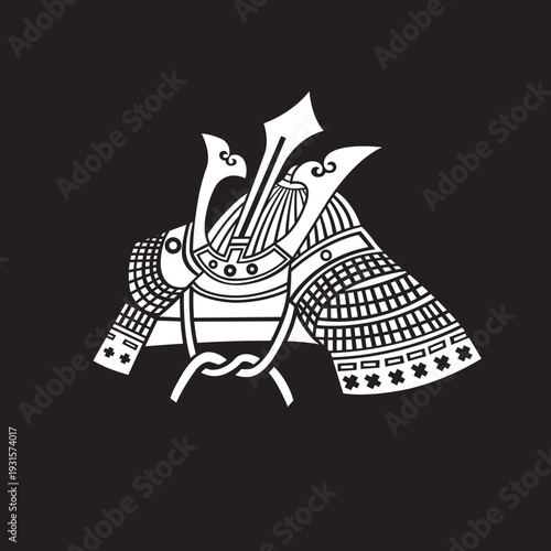 家紋　兜紋のベクターデータ