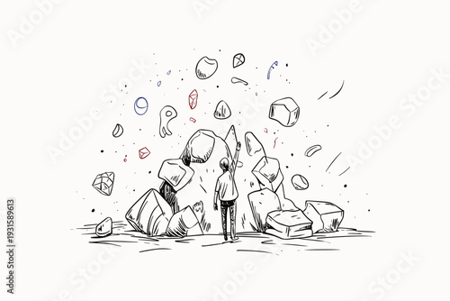 Chalky Hand Gripping Indoor Bouldering Holds