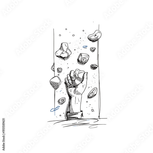 Chalky Hand Gripping Indoor Bouldering Holds