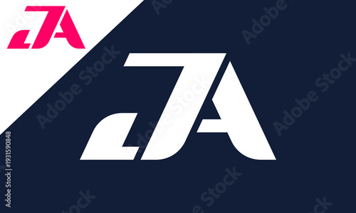 Initials JA graphic logo