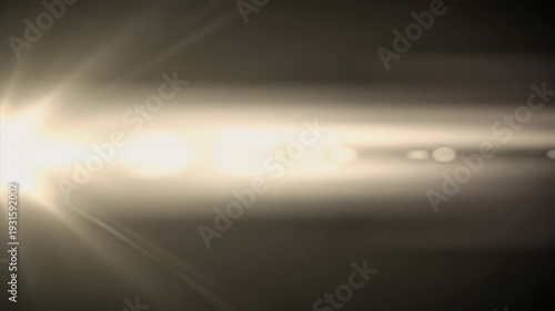Bright Light Trail in Dark Space.