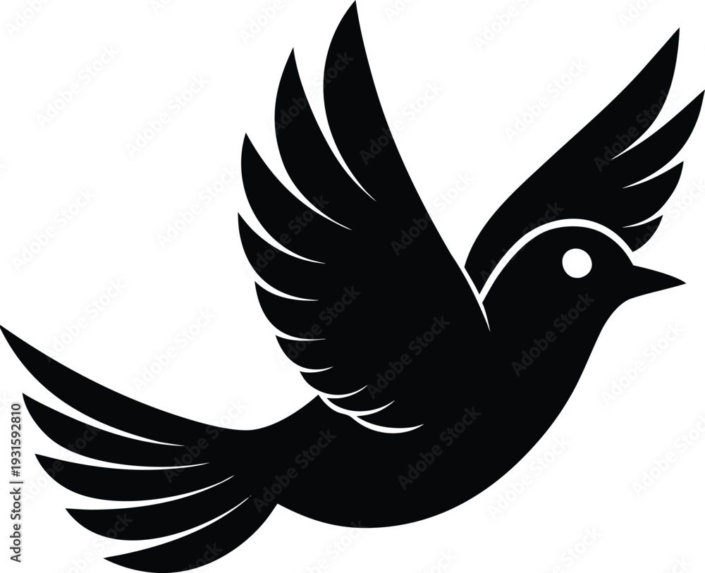 Obraz premium dove with wings