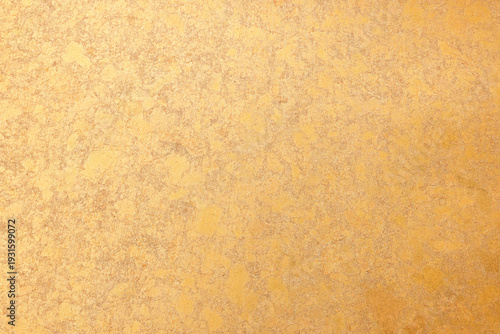 高級感のある金箔を施した金の和紙背景テクスチャ素材　Luxury gold leaf washi paper texture and golden background