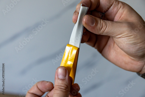 Soft skirting board self-adhesive tape