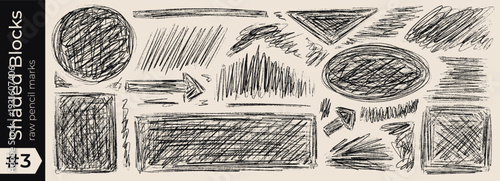 Pen, pencil, and messy squiggle with a chaotic scribble, scratch, and tangle of random circles, doodles, and textures for a vector sketch or hatch effect. Expressive line drawing with marker