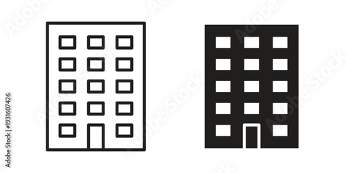 Apartment icon collection. Vector design pack