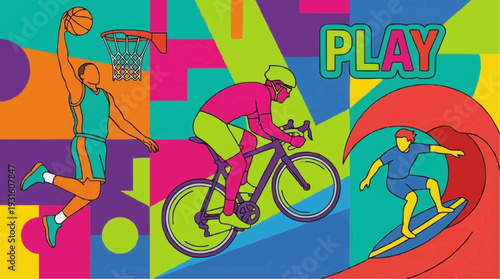 graffiti sport on the wall