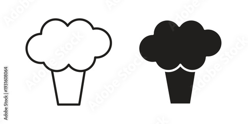 Broccoli icon collection. Vector design pack
