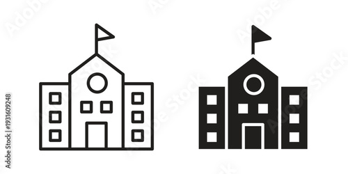 Campus icon collection. Vector design pack