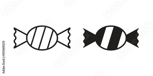 Candy icon collection. Vector design pack