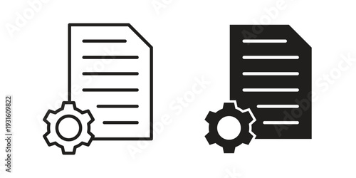 Compile icon collection. Vector design pack