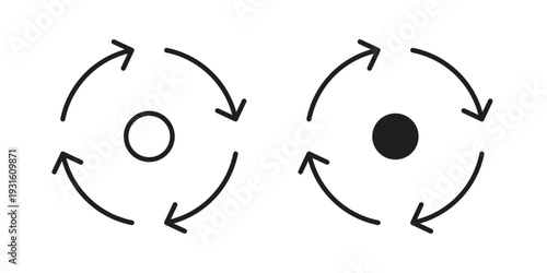 Consistency icon collection. Vector design pack