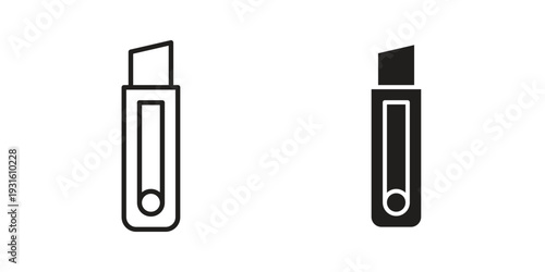 Cutter icon collection. Vector design pack