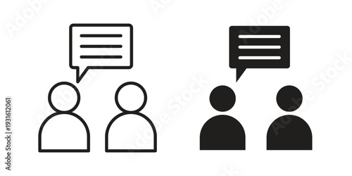 Expert opinion icon collection. Vector design pack