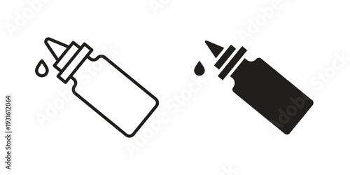 eye drop icon collection. Vector design pack