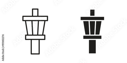 Flight Control tower icon collection. Vector design pack