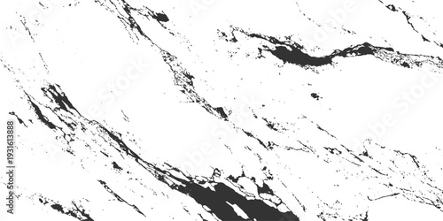 A grungy black ink splat design features a textured splatter pattern with spray drips and a dirty paint stain border on a white vector art background