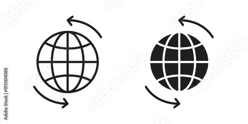 Import export icon collection. Vector design pack