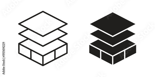 Insulation icon collection. Vector design pack