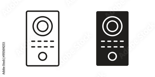 Intercom icon collection. Vector design pack