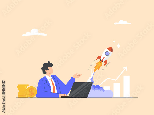 An increase in investment returns, rapid growth or improvement in sales and revenue