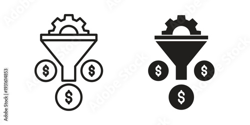 Lead generation icon collection. Vector design pack