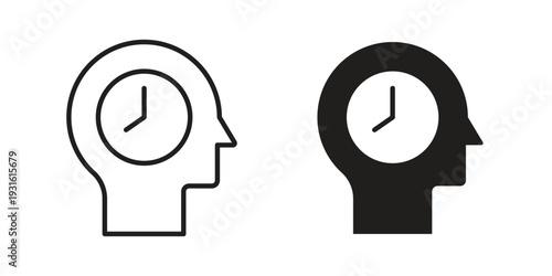 Patience icon collection. Vector design pack