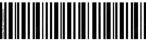Barcode linear pattern, fake long bar code