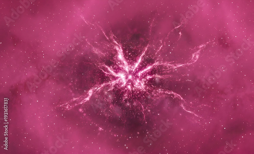 Ethereal Pink Celestial Symphony.