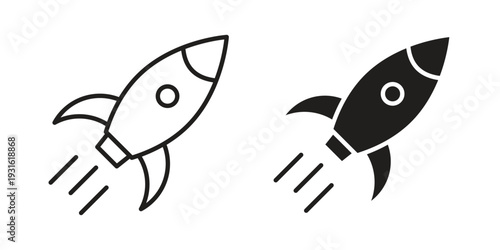 Startup icon collection. Vector design pack