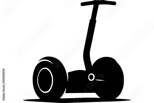 Modern Self-Balancing Electric Scooter Illustration