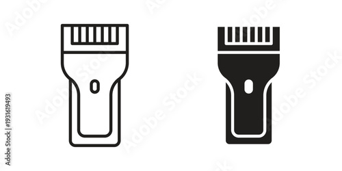 Trimmer icon collection. Vector design pack