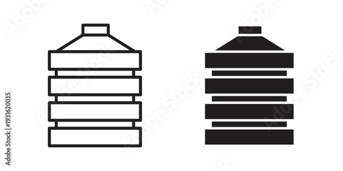 Water tank icon collection. Vector design pack