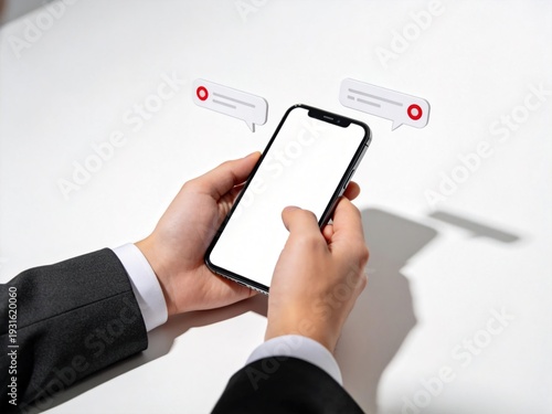 Smartphone Messaging Hands