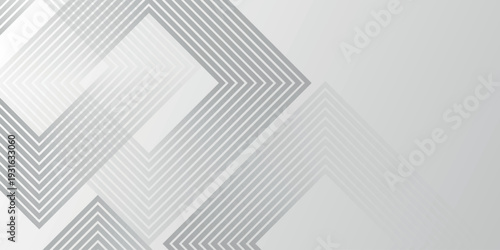 Abstract background with dynamic overlapping square geometric line pattern. Minimalist design with gray line pattern for cover, banner, brochure, presentation, website, and certificate. EPS. 2