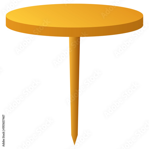 シンプルな画鋲のイラスト1（グラデーション）