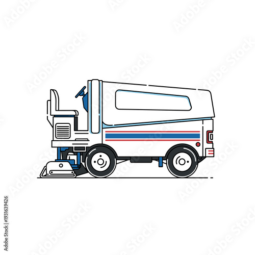 truck isolated on white background