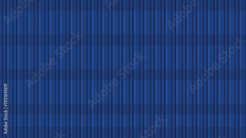 Abstract seamless dark blue background featuring a dense technical pinstripe pattern with subtle horizontal banding perfect for modern digital wallpaper and professional textiles