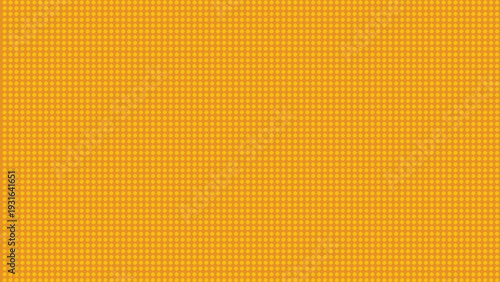Seamless minimalist yellow background featuring a dense repeating pattern of small orange diamond motifs perfect for vibrant textile prints and modern digital wallpaper