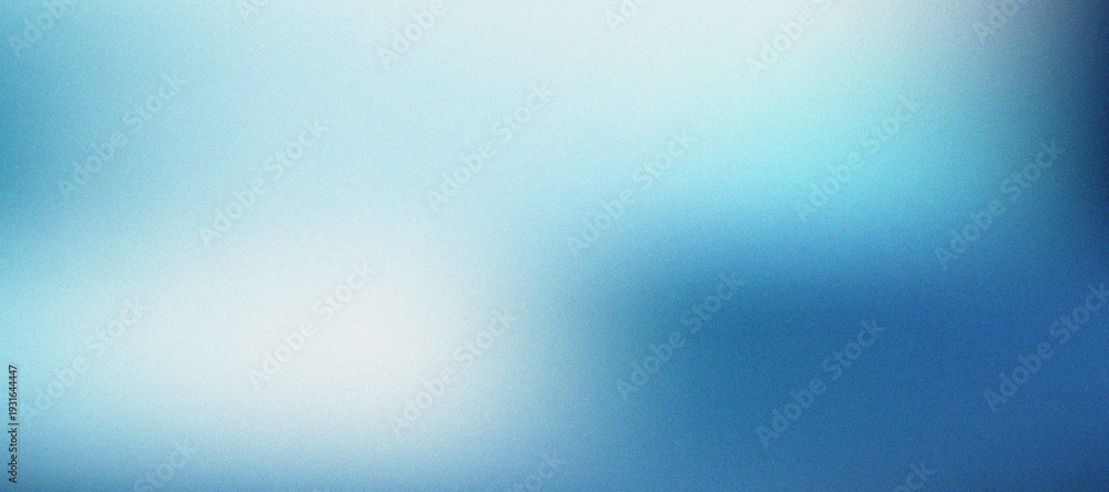Obraz premium Light turquoise blue gradient wallpaper with gentle noise and spacious copy area
