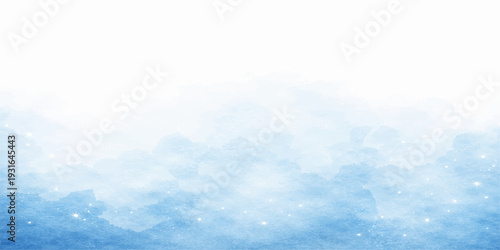 A bright blue abstract sky background filled with fluffy white clouds on a sunny day