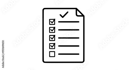 Simple List With Checkmarks