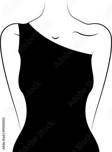 Types of Corsets Hand drawn vector sketch icons collection longline bra lingerie technical fashion illustration with molded cup, crop hip length. Types of necklines in dresses